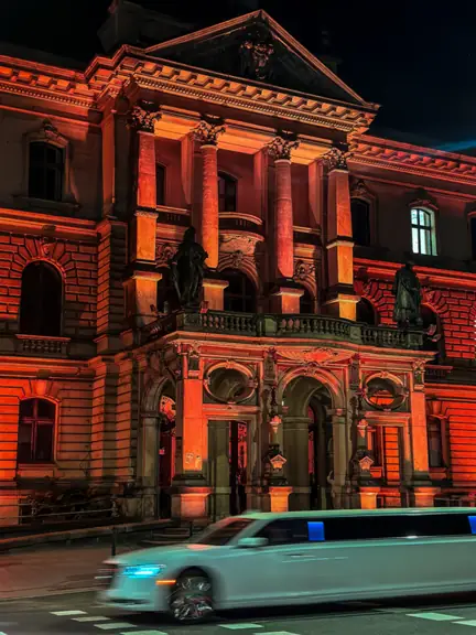 Oświetlenie budynku Szczecin