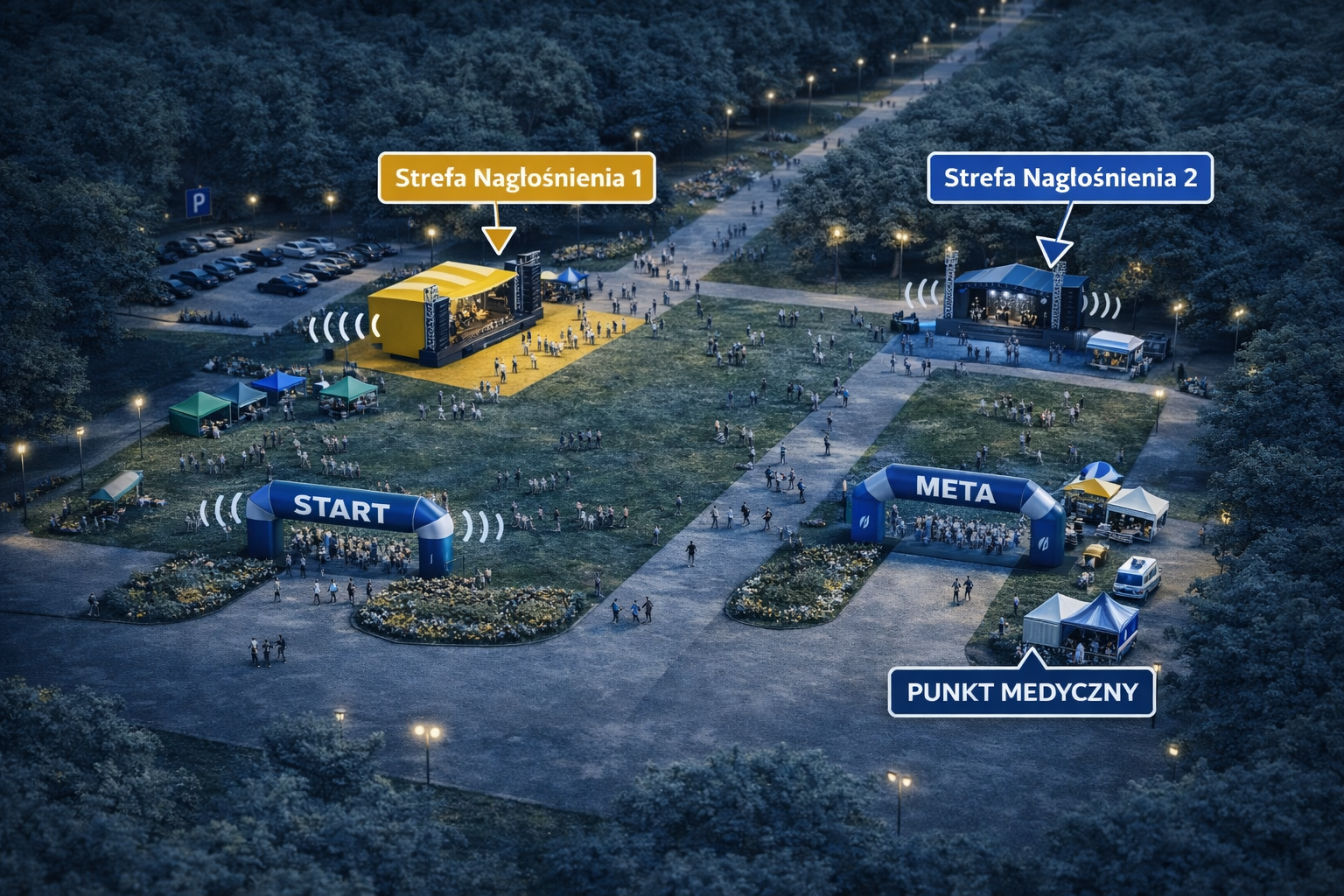 Koordynacja techniczna imprezy sportowej Jasne Błonia Szczecin